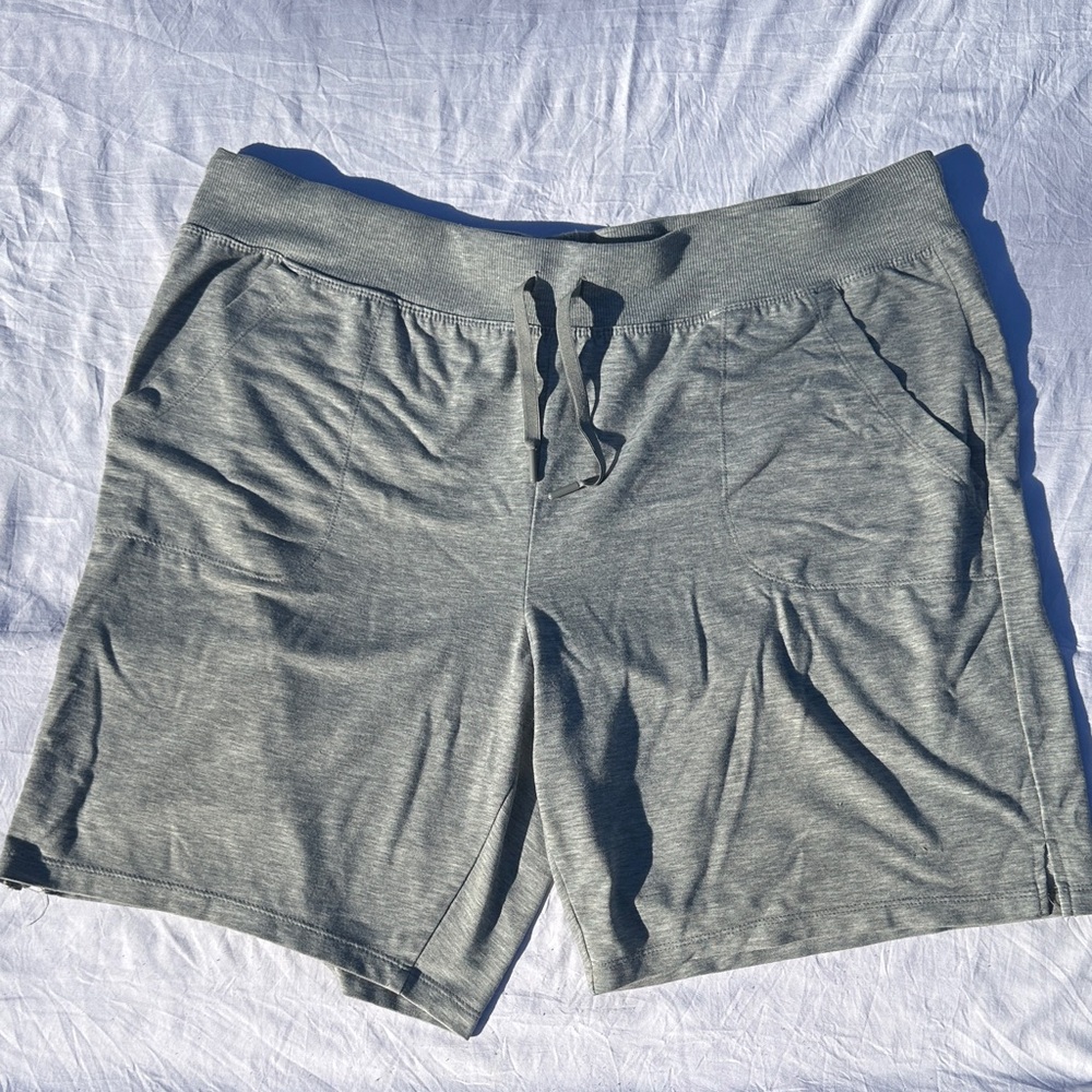 Gray Women Casual Shorts